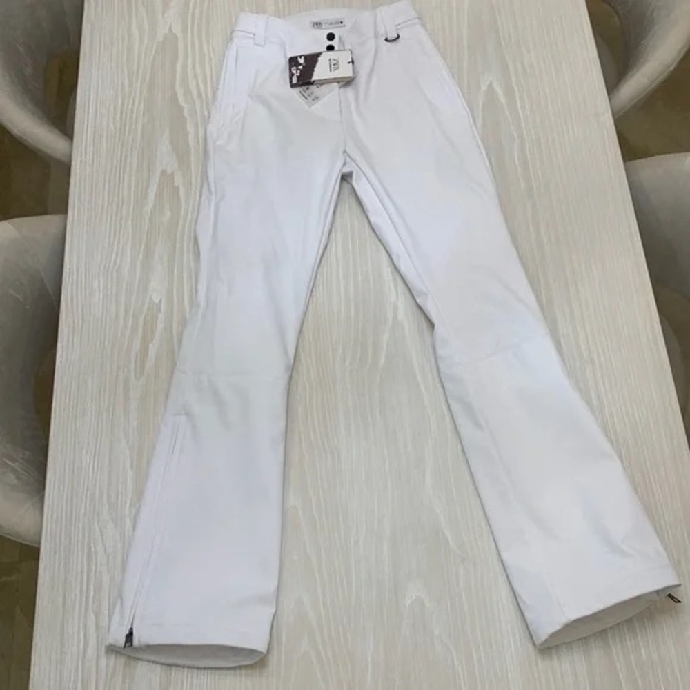NWT Women's White Zara Ski Pants